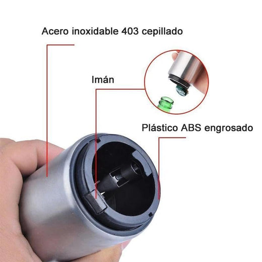 Abrebotellas de cerveza magnético-automático