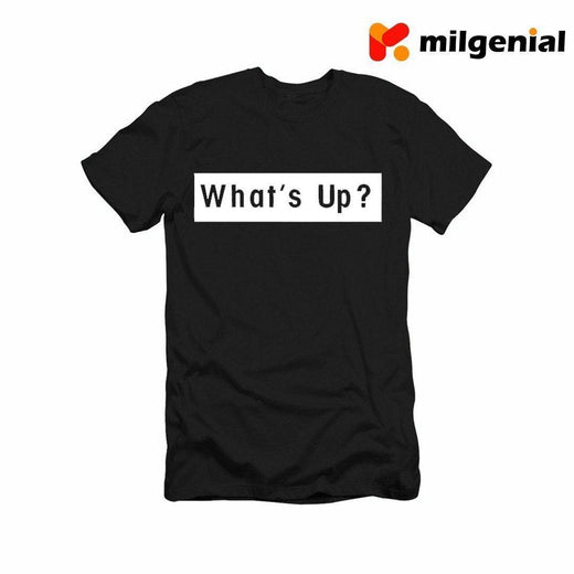 100% Algodón Camiseta Estampada de Personalidad- What's Up? - ¿Qué Pasa?