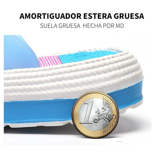 Arcoiris Flip-Flops Sandalias para verano