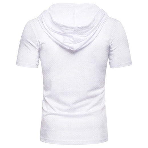 Camiseta casual de verano con cordón para hombre