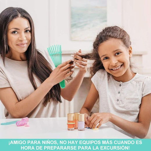 Cepillo para cabello liso y rizado