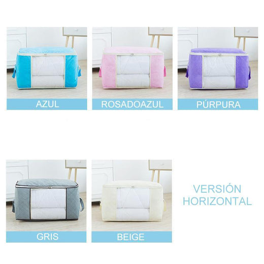 Bolsa de almacenamiento de colcha de ropa transpirable de gran capacidad