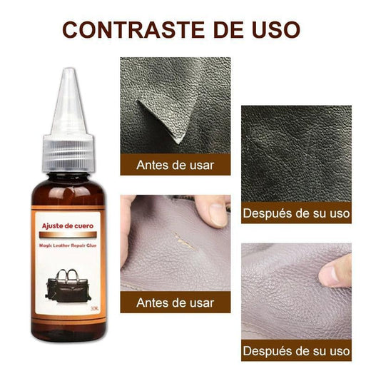 Pegamento de reparación de cuero mágico ajuste de cuero