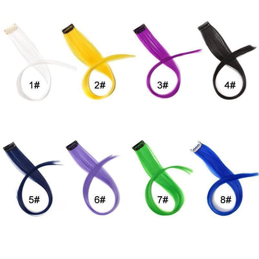 Clip de color en extensiones de cabello