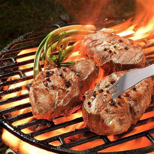 Accesorios Profecionales para barbacoa, 3 piezas con bolsa de camuflaje