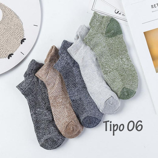 100% Algodón, 5 pares de medias de unisex