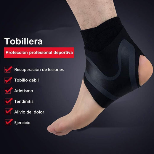 Tobillera Transpirable con Soporte Ajustable para Tobillo (Un Par)