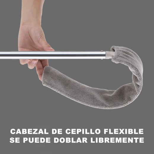 Cepillo para polvo de brecha mango largo