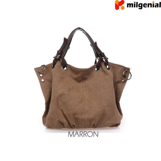 Bolso de la mano con gran capacidad y tirante