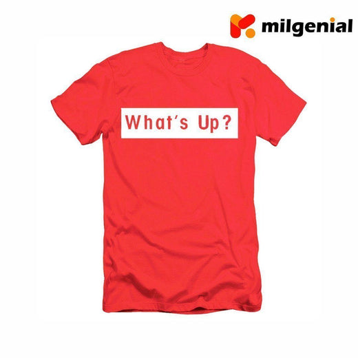 100% Algodón Camiseta Estampada de Personalidad- What's Up? - ¿Qué Pasa?
