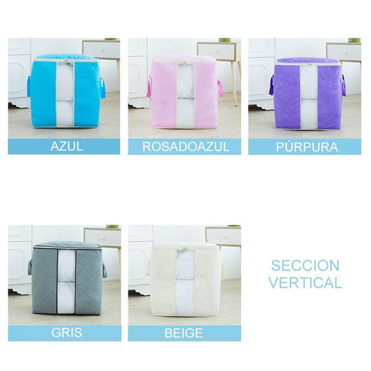 Bolsa de almacenamiento de colcha de ropa transpirable de gran capacidad