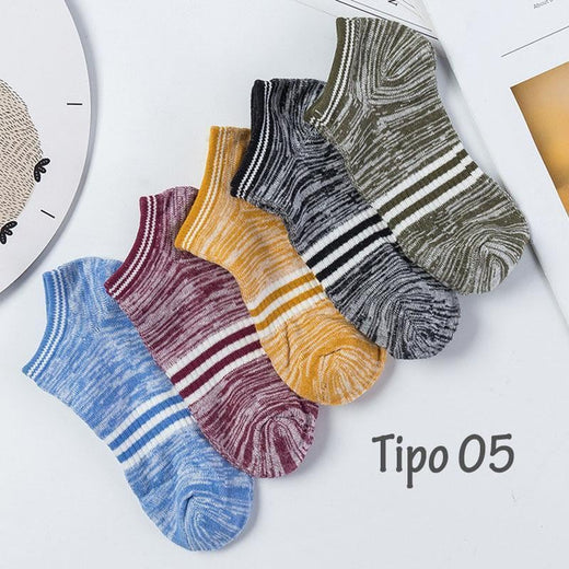 100% Algodón, 5 pares de medias de unisex