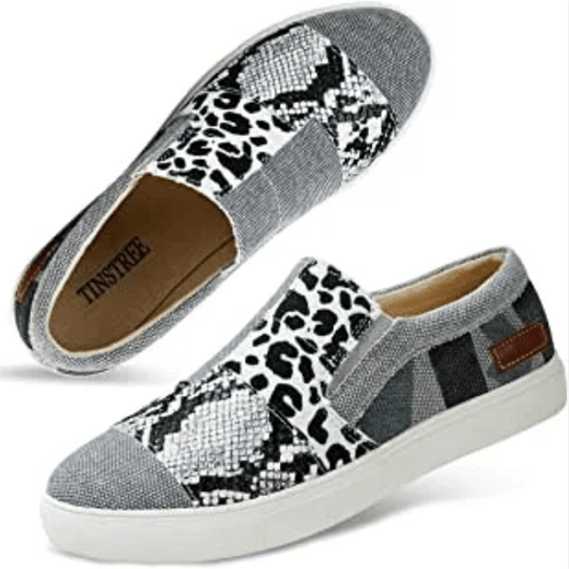 Zapatos de lona casuales Slacker de fondo plano