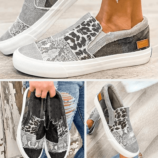 Zapatos de lona casuales Slacker de fondo plano