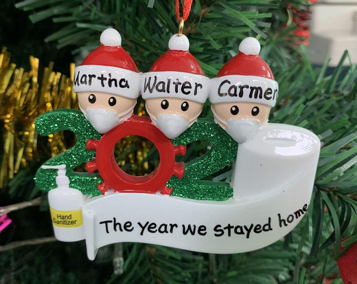 Ventas calientes de Navidad - Adorno navideño con fecha 2020