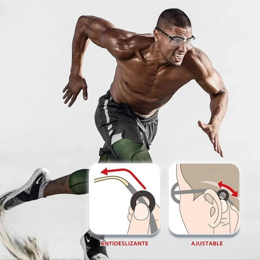 Retenedores de gafas confort antideslizantes redondos (5 pares)