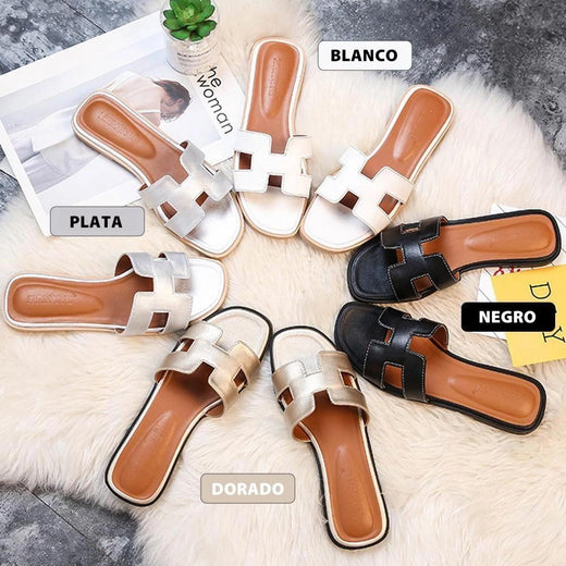 Sandalias cómodas elegantes y planas
