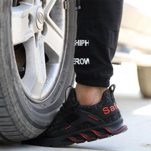 Zapatos de trabajo ligeros y desodorantes
