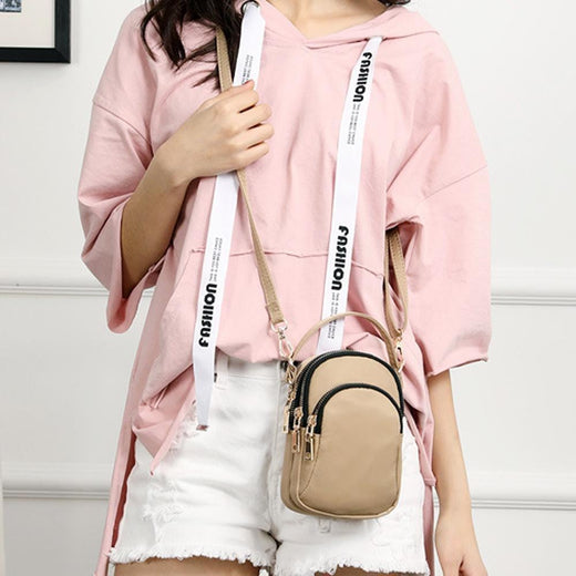 Bandolera pequeña de color para mujer