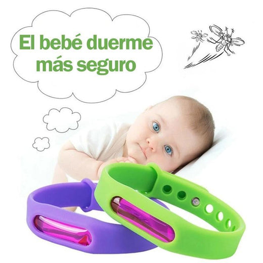 Pulsera repelente de mosquitos