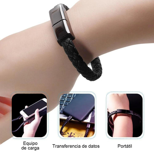 Cable de carga de pulsera creativa
