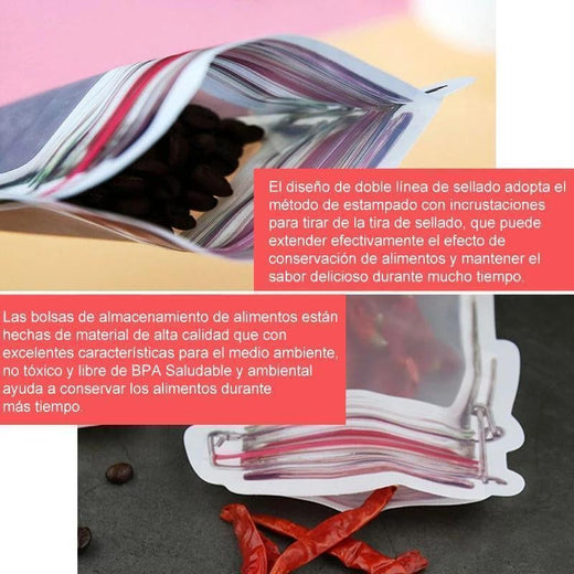 Bolsas con cremallera, juego de 5