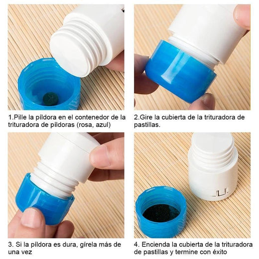 Pastillero 2 en 1 y trituradora