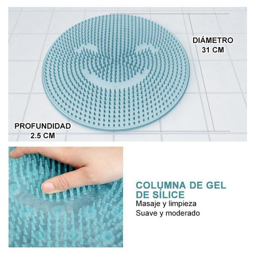 Alfombra de baño de masaje perezoso