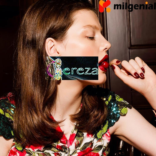 Pendientes asimétricos de piña cristal ,1 par