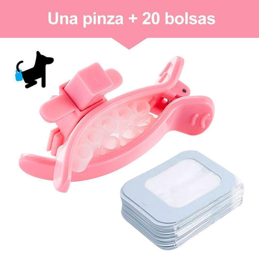 Pinza para reunir las basuras del perro