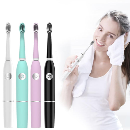 5 Modos Cepillo Dental Eléctrico de Vibración Acústica,con 3 capezas para cambiar