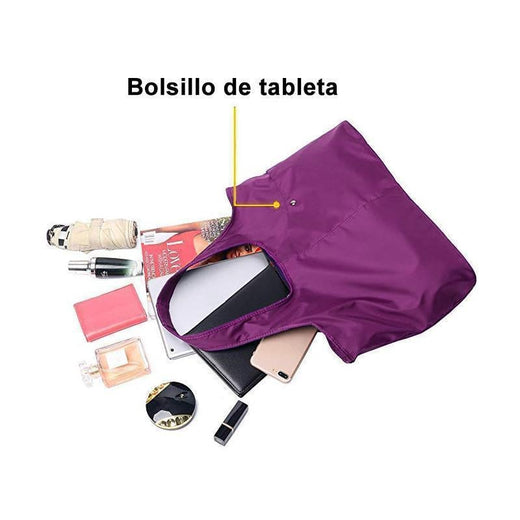 Bolso de Hombro Portátil Para Mujeres de Oxford de Gran Capacidad