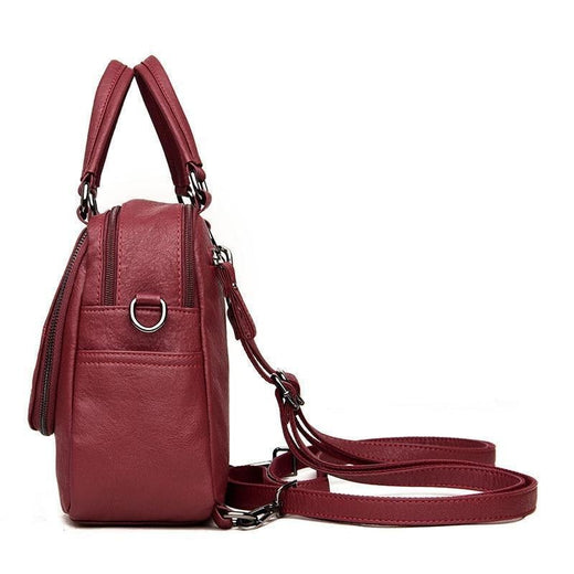 Bolso de cuero multiusos de hombro de moda