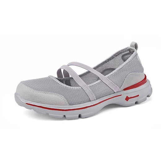 Zapatillas Planas con Tejido Elástico con suela desantilizante, Malla Transpirable.