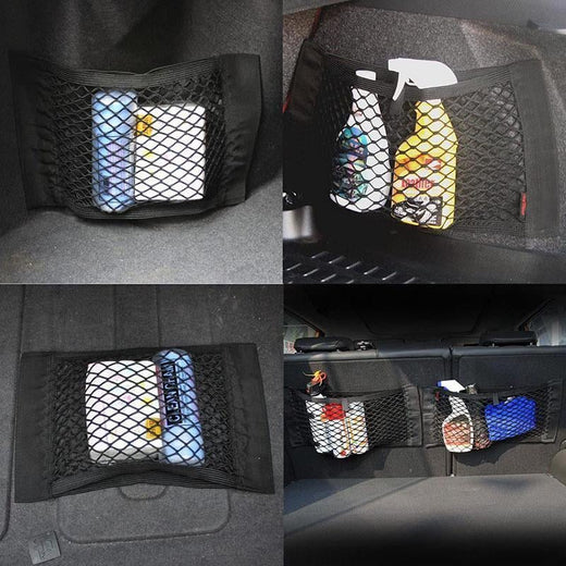 Cofre de velcro con bolsillo de malla grande