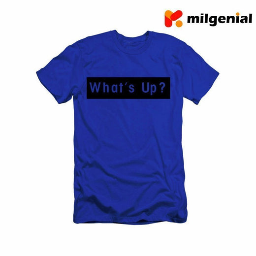100% Algodón Camiseta Estampada de Personalidad- What's Up? - ¿Qué Pasa?