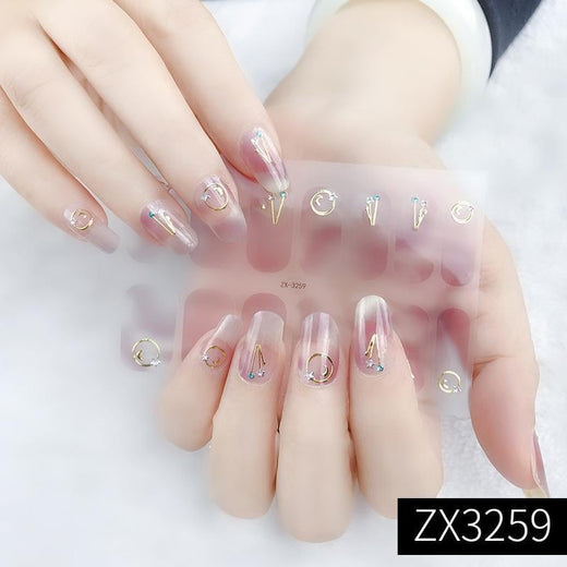 3D Etiqueta de uñas de manicura DIY a prueba de agua