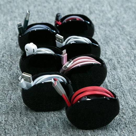 Auto-Enrollador de Cables de Auriculares