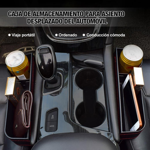 Caja de almacenamiento de ranura para asiento de automóvil