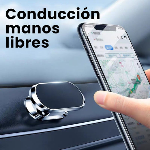 Soporte de teléfono para automóvil flexible ultra magnético