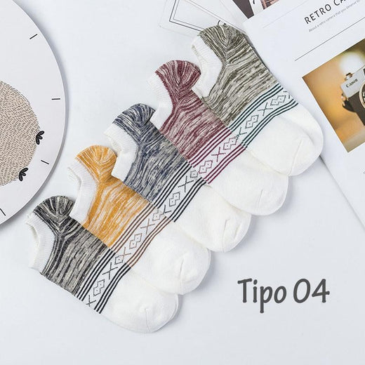 100% Algodón, 5 pares de medias de unisex