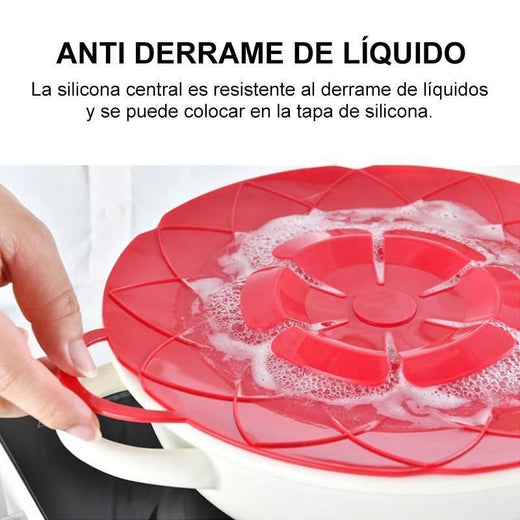 Tapa de silicona de evitar el desbordamiento