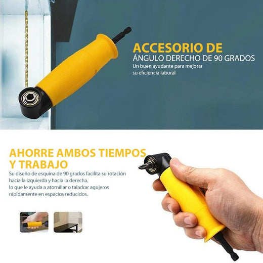 Accesorio de destornillador de 90 grados