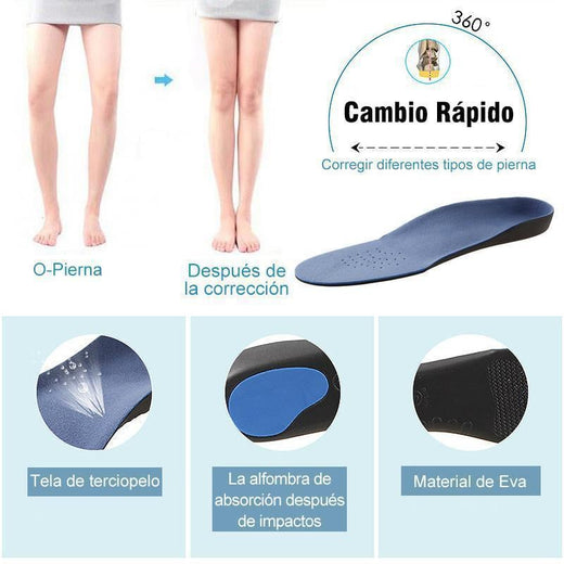 Plantilla para corregir pies planos