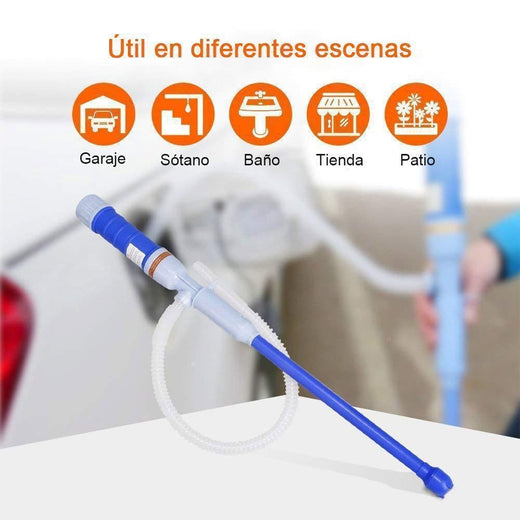 Bomba Batería de Sifón de Transferencia de Líquidos