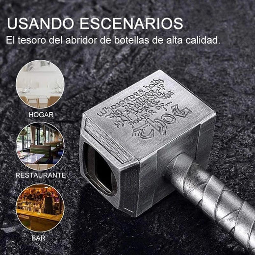 Abridor de botellas de cerveza de martillo milagroso divertido y creativo