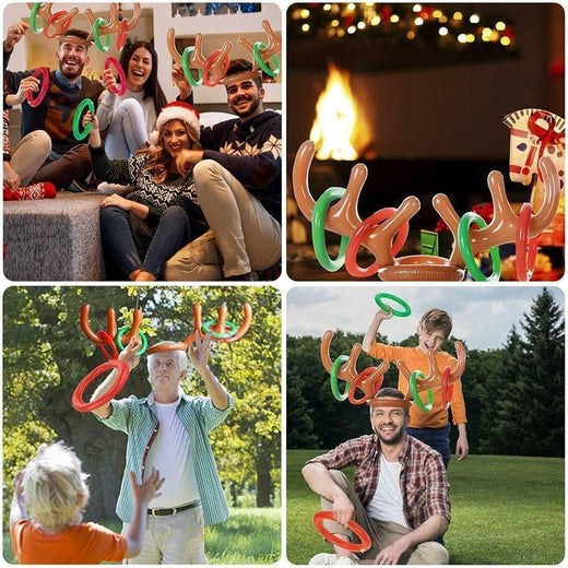 Astas de reno inflables navideñas / orejas de conejo