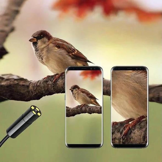 Android Endoscopio Cámara flexible e impermeable