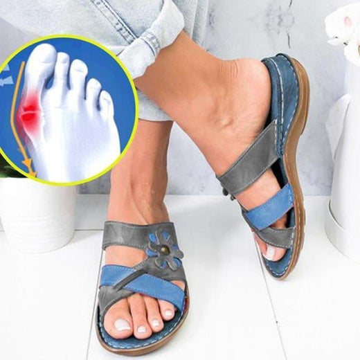 Sandalias cómodas y florales de verano para mujer