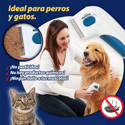 Removedor Eléctrico de Pulgas para Mascotas